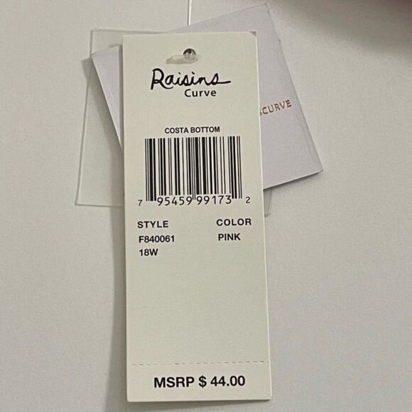 Raisins Curve Swimsuit Bottom in Pink Size 18W - Picture 10 of 10